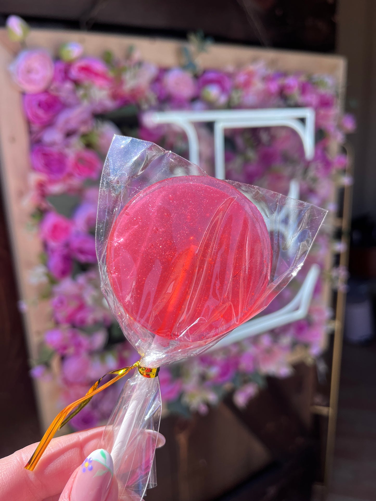Watermelon Lemonade Lollipop